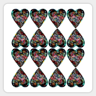 Heart Pattern #1 Sticker